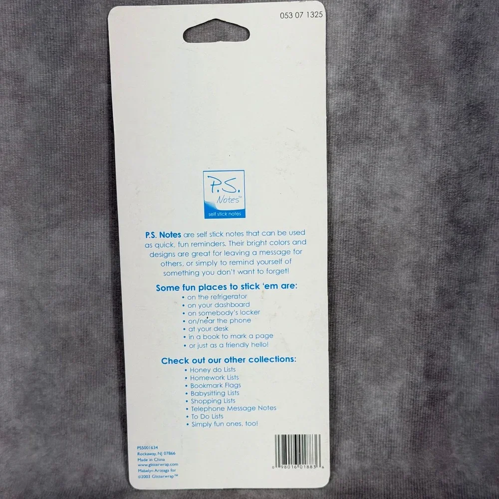 Vtg Y2K Dog Sticky Notes Set 4 Designs Self Stick 100 Sheets Puppies‎ 2003 NEW